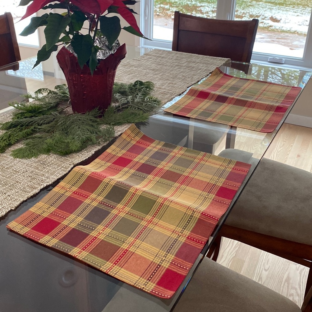 Set of 4 cloth placemats NWOT